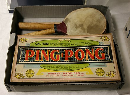 Juego del ping pong por Parker Brothers, historia del ping pong
